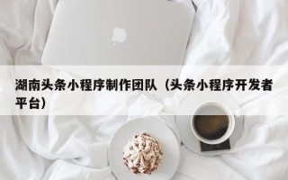 天津湖南头条小程序制作团队（头条小程序开发者平台）